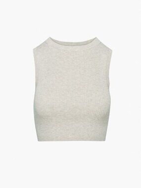 Aritzia Wilfred Reso Sweater (Heather Oatmeal | S)